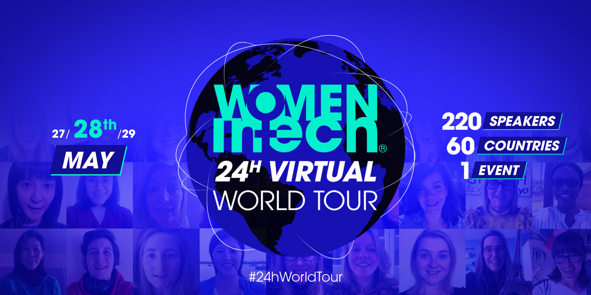 Women in Tech 24h Virtual World Tour