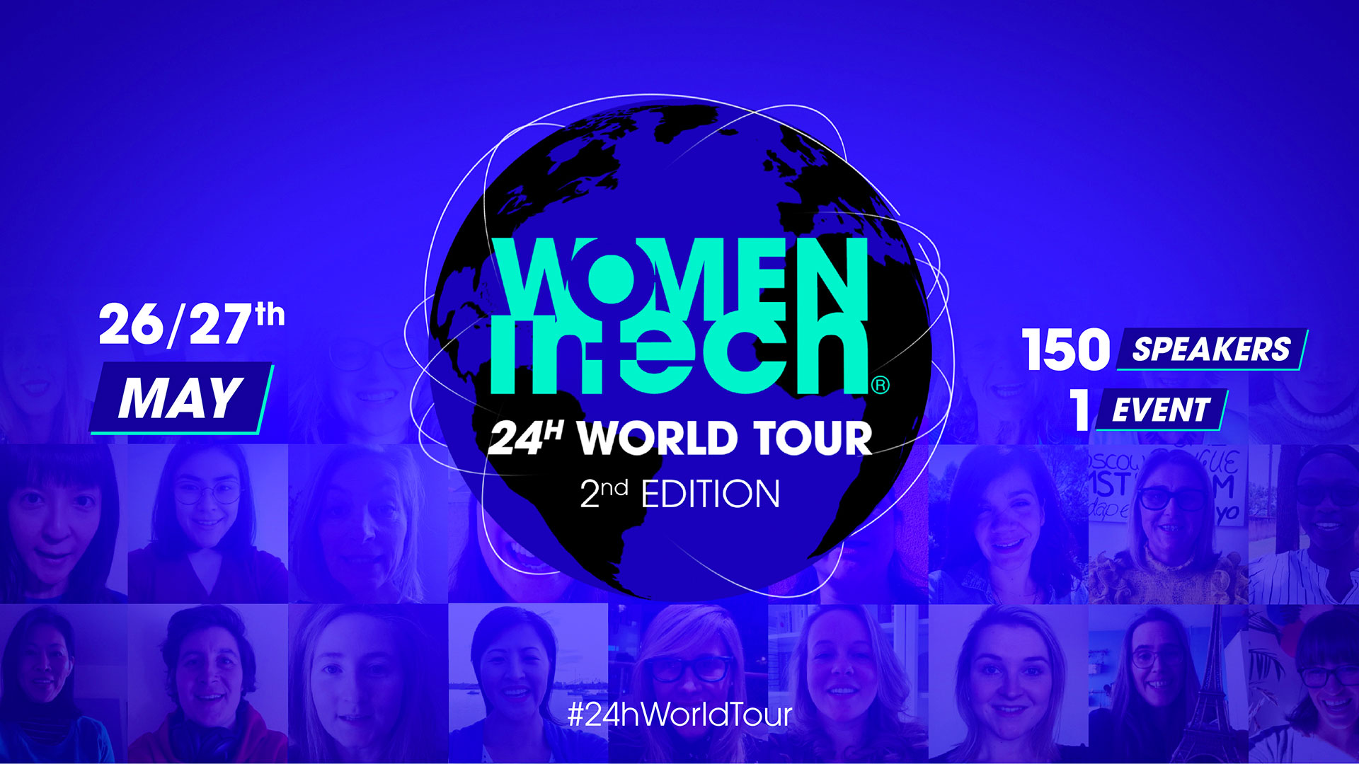2nd edition of the Women in Tech 24hr World Tour